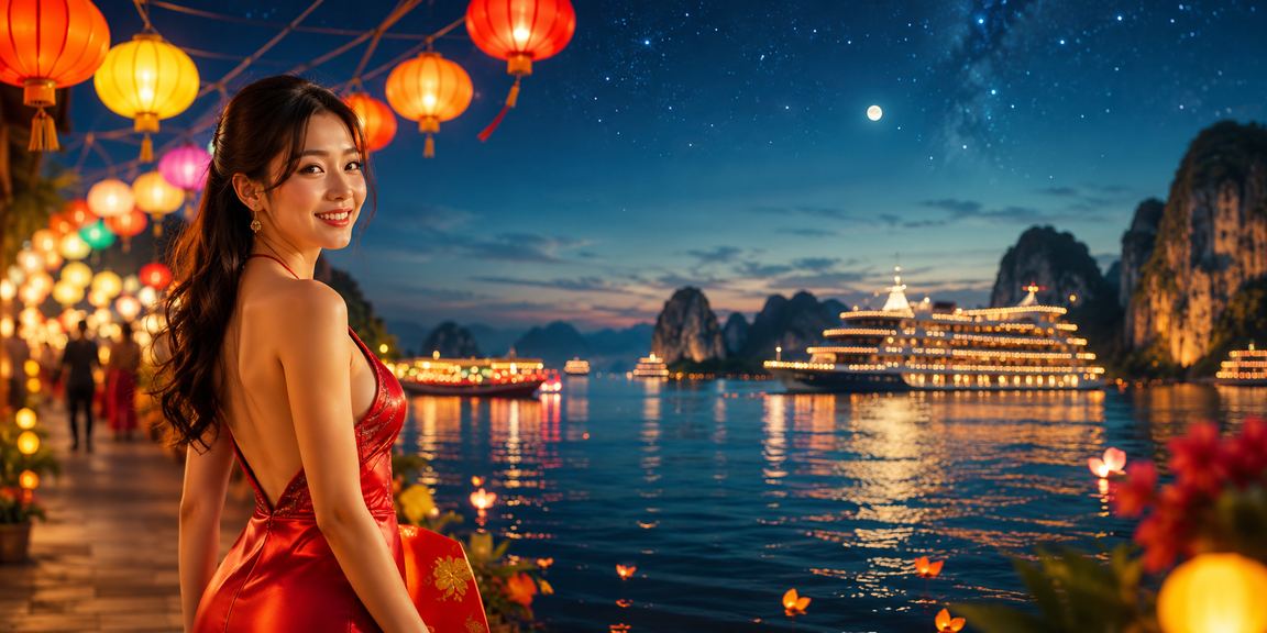 Thành viên VIP tại Vịnh Hạ Long tham gia game bắn cá trực tuyến vào buổi tối