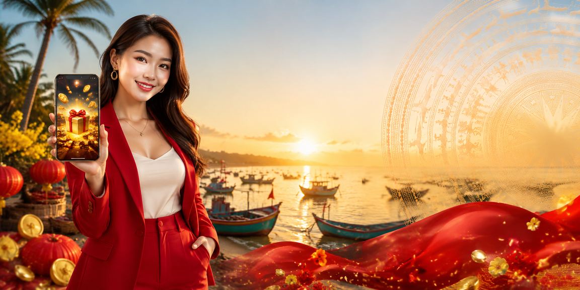 Thành viên đăng ký tài khoản và nhận bonus VIP tại bãi biển Mũi Né